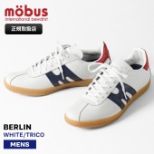 モーブス mobus スニーカー メンズ ベルリン BERLIN ホワイト トリコ WHITE/TRICO 靴 2025SS M-2503T-1080 01 | ブランド [正規取扱店]