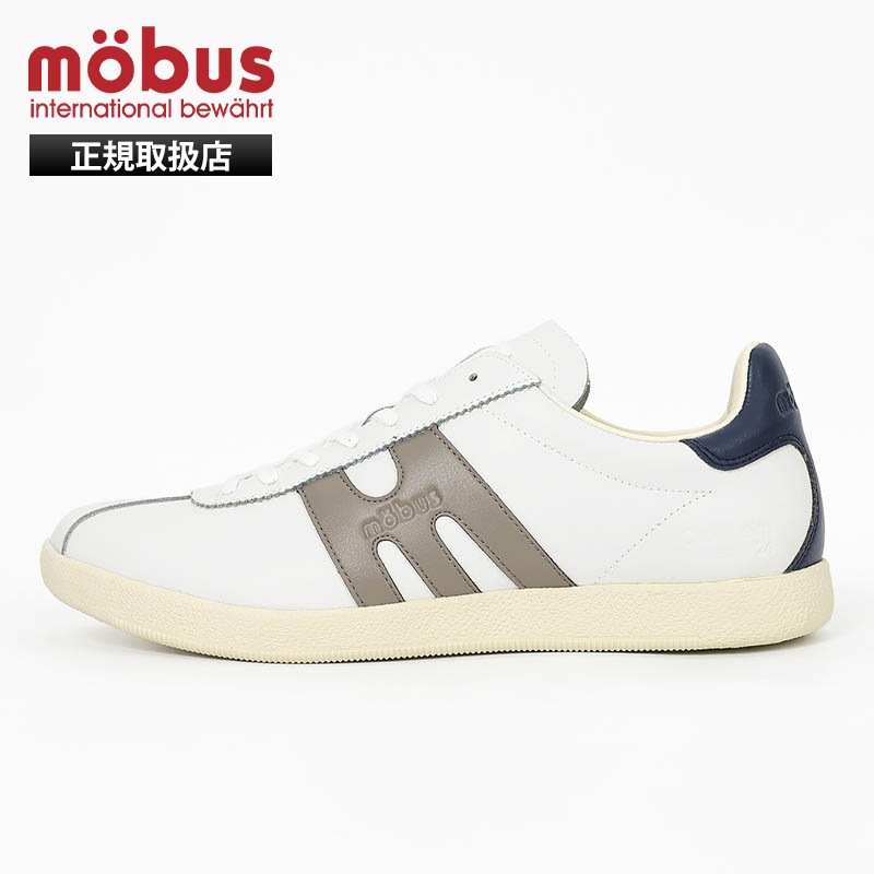 モーブス mobus スニーカー メンズ ベルリン BERLIN ホワイト WHT/STONE GRY/NAVY 靴 2025SS M-2503T-1025 02 | ブランド [正規取扱店]