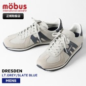 モーブス mobus スニーカー メンズ ドレスデン DRESDEN ライトグレー LT.GREY/SLATE BLUE 靴 2025SS M-2408T-2738 05 | ブランド [正規取扱店]