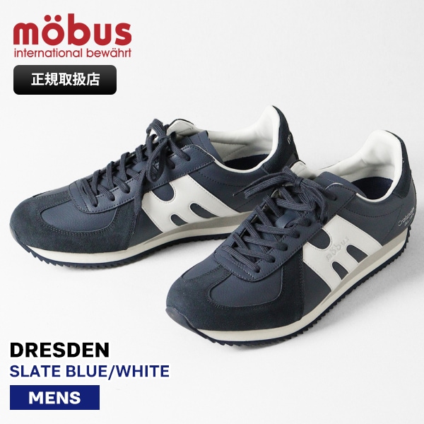 モーブス mobus スニーカー メンズ ドレスデン DRESDEN スレートブルー SLATE BLUE/WHITE 靴 2025SS M-2408T-3810 06 | ブランド [正規取扱店]