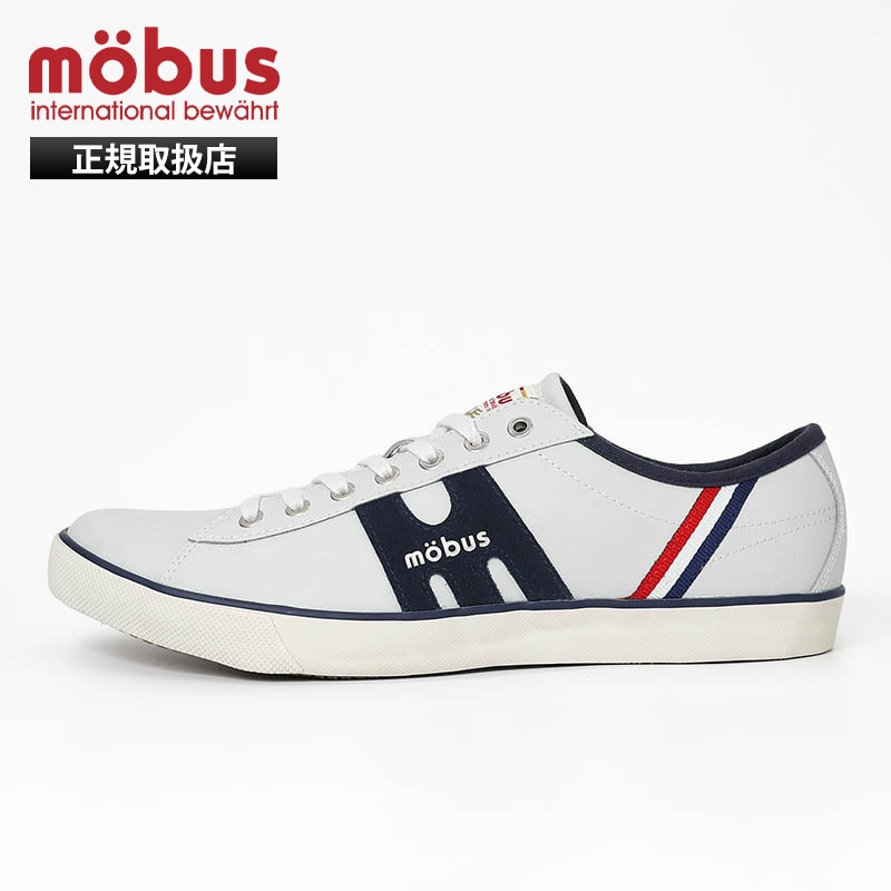 モーブス mobus スニーカー メンズ エッセン ESSEN ホワイト S.WHT/NAVY 靴 2025SS M-1838T-1731 02 | ブランド [正規取扱店]