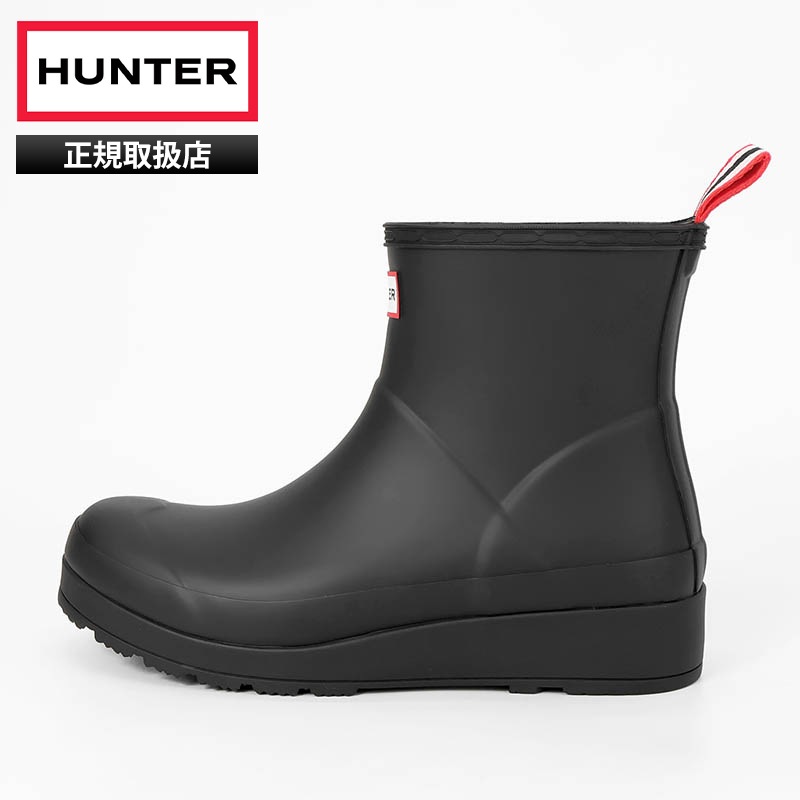 ハンター HUNTER レインブーツ レディース オリジナル プレイ ショートブーツ ORIGINAL PLAY BOOT SHORT ブラック BLACK 靴 WFS2020RMA BLK | ブランド [正規取扱店]