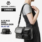マイケルリンネル Michael Linnell ショルダーバッグ A.R.M.S ミニショルダー アーミーコーティング メンズ レディース 4L 撥水 軽量 ブラック MLAC-39 | ブランド [正規取扱店]