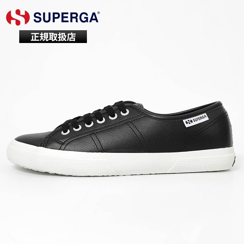 スペルガ SUPERGA スニーカー メンズ レディース 3750 ヴィーガン タンブル マテリアル レッジェーラ VEGAN TUMBLED MATERIAL LEGGERA ブラック 靴 5S1138LW BLACK 999 | ブランド [正規取扱店]