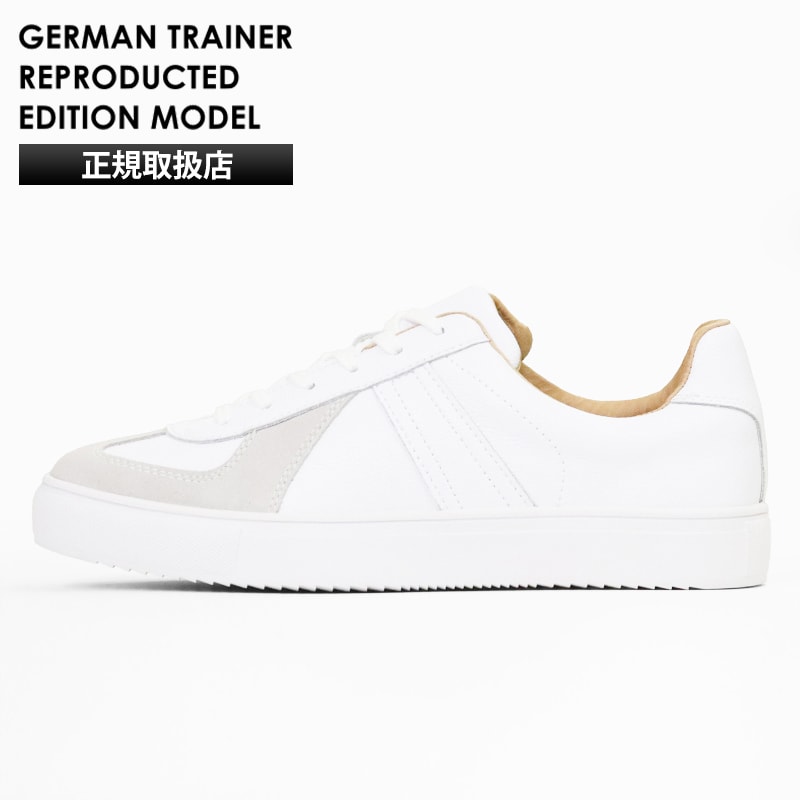 ジャーマントレーナー GERMAN TRAINER スニーカー レディース ホワイト 靴 42600 WHITE | ブランド [正規取扱店]