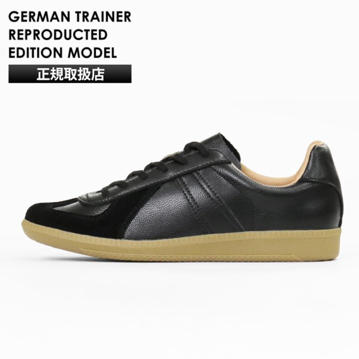 ジャーマントレーナー GERMAN TRAINER スニーカー メンズ レディース ブラック 靴 42500 BLACK | ブランド [正規取扱店]