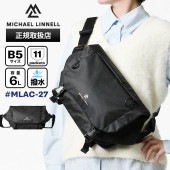 マイケルリンネル Michael Linnell ショルダーバッグ A.R.M.S アーミーコーティング メッセンジャーバッグ メンズ レディース 6L 撥水 軽量 ブラック MLAC-27 | ブランド [正規取扱店]