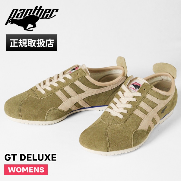 パンサー Panther スニーカー レディース ジーティー デラックス GT DELUXE 日本製 靴 シューズ オリーブ PTJ-0028 OLIVE | ブランド [正規取扱店]