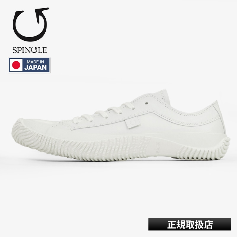 スピングル SPINGLE スニーカー メンズ カンガルーレザー 日本製 靴 シューズ ホワイト SP-110 61 White | ブランド [正規取扱店]