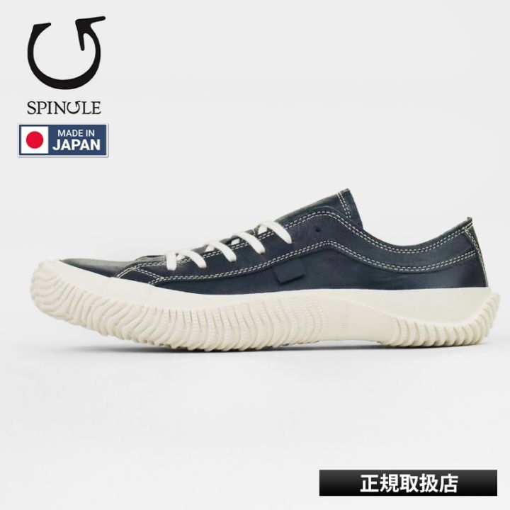 スピングル SPINGLE スニーカー メンズ カンガルーレザー 日本製 靴 シューズ ネイビー SP-110 39 Navy | ブランド [正規取扱店]