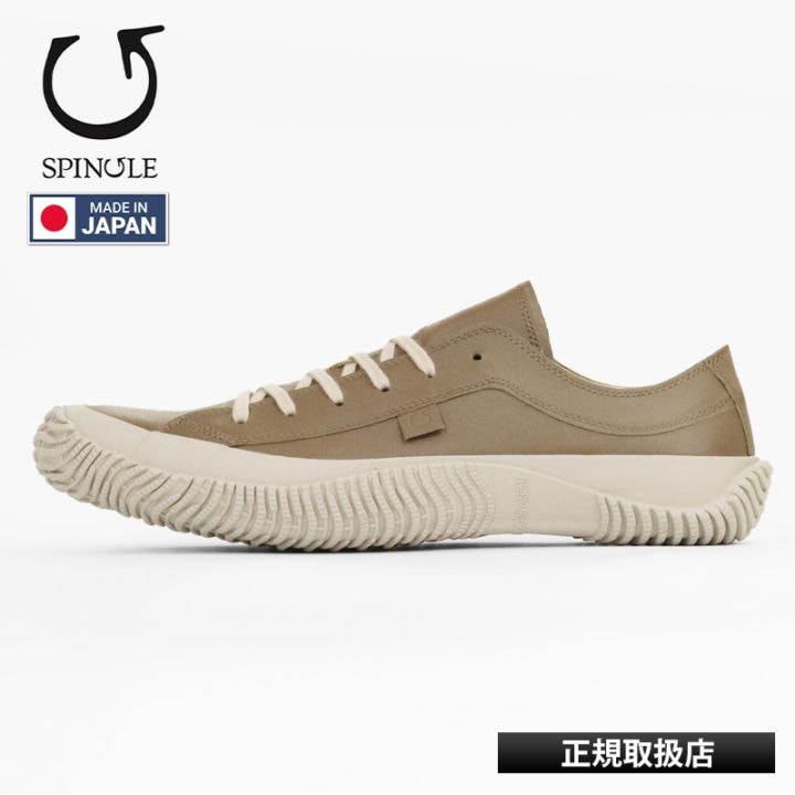 スピングル SPINGLE スニーカー メンズ カンガルーレザー 日本製 靴 シューズ オリーブ グレー SP-110 221 Olive Gray | ブランド [正規取扱店]