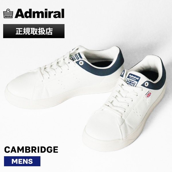 アドミラル Admiral スニーカー メンズ CAMBRIDGE ケンブリッジ 靴 シューズ ホワイト ネイビー AD828 White/Navy | ブランド [正規取扱店]
