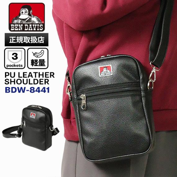 ベンデイビス BEN DAVIS ショルダーバッグ PU LEATHER SHOULDER 斜め掛け ミニバッグ 軽量 BDW-8441 | ブランド [正規取扱店]