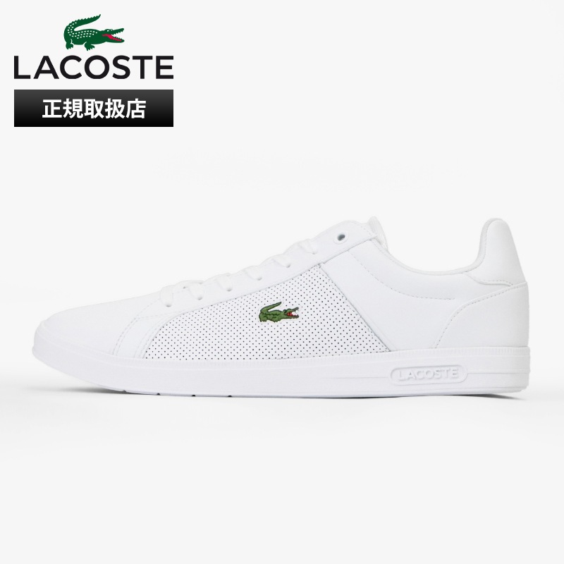 ラコステ LACOSTE スニーカー メンズ ライトベース LITE BASE 224 1 SMA 靴 レザー ホワイト 48SMA0113 21G WHT/WHT | ブランド [正規取扱店]