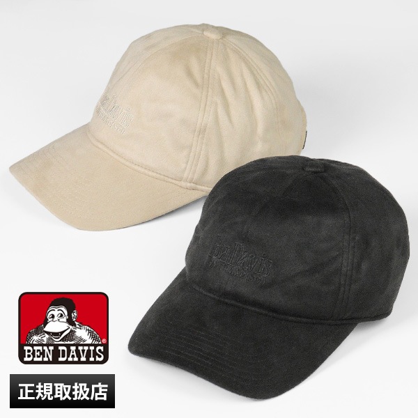ベンデイビス BEN DAVIS キャップ LONG BRIM SUEDE CAP 帽子 ロング ブリム スウェード フリース シンプル ロゴ 小物 各色 BDW-8710 | ブランド [正規取扱店]