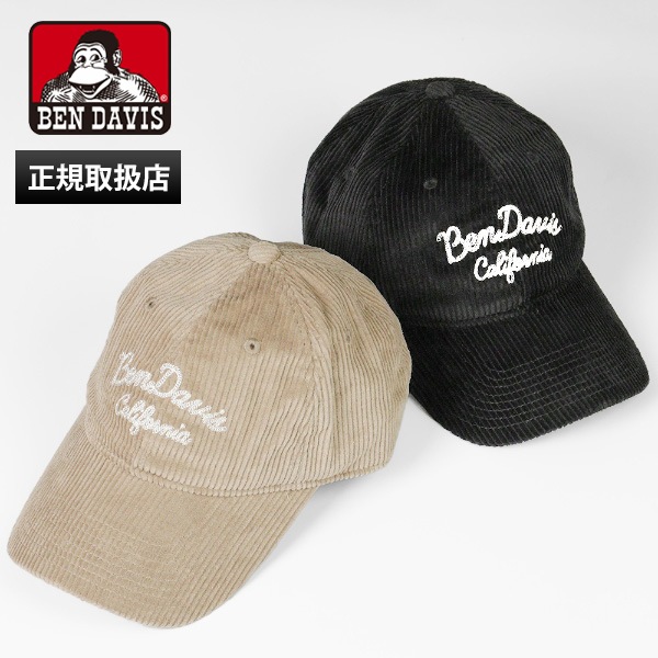 ベンデイビス BEN DAVIS キャップ LONG BRIM CORDUROY CAP 帽子 ロング ブリム コーデュロイ シンプル ロゴ 小物 各色 BDW-8711 | ブランド [正規取扱店]