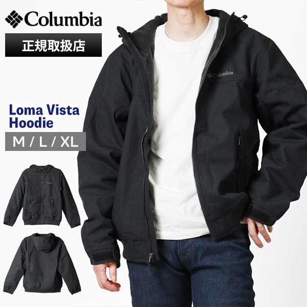 コロンビア Columbia ロマ ビスタ フーディー メンズ アウター フリース ロゴ M/L/XL 2025AW ブラック XM4292 010 | ブランド [正規取扱店]