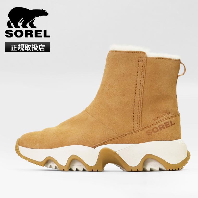 ソレル SOREL ブーツ レディース キネティックインパクト ショートブーツ ウォータープルーフ KINETIC  IMPACT SHORT BOOT WP タウニーバフ 靴 2025AW NL5196 253 Tawny Buff | ブランド [正規取扱店]