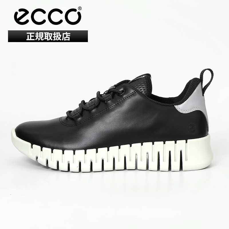 エコー ECCO スニーカー レディース グルーヴ GRUUV W FLEXIBLE SOLE WOMEN レザー 靴 2026SS ブラック 21820360719 BLK/L GRY | ブランド [正規取扱店]