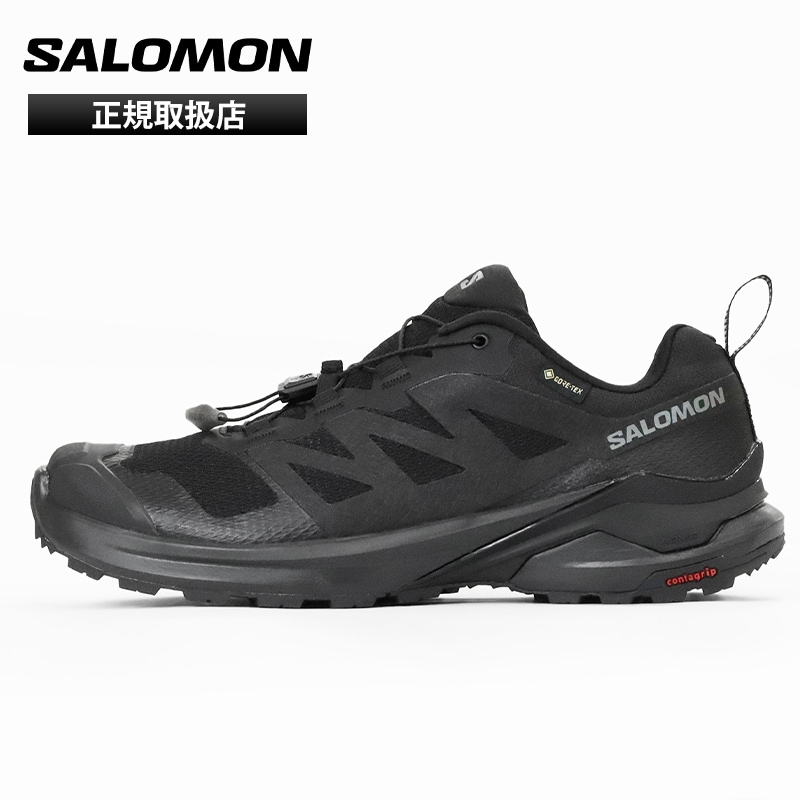 サロモン SALOMON スニーカー メンズ X-ADVENTURE GTX トレイルランニングシューズ ブラック 靴 2026SS GORE-TEX 防水 L47321100 | ブランド [正規取扱店]