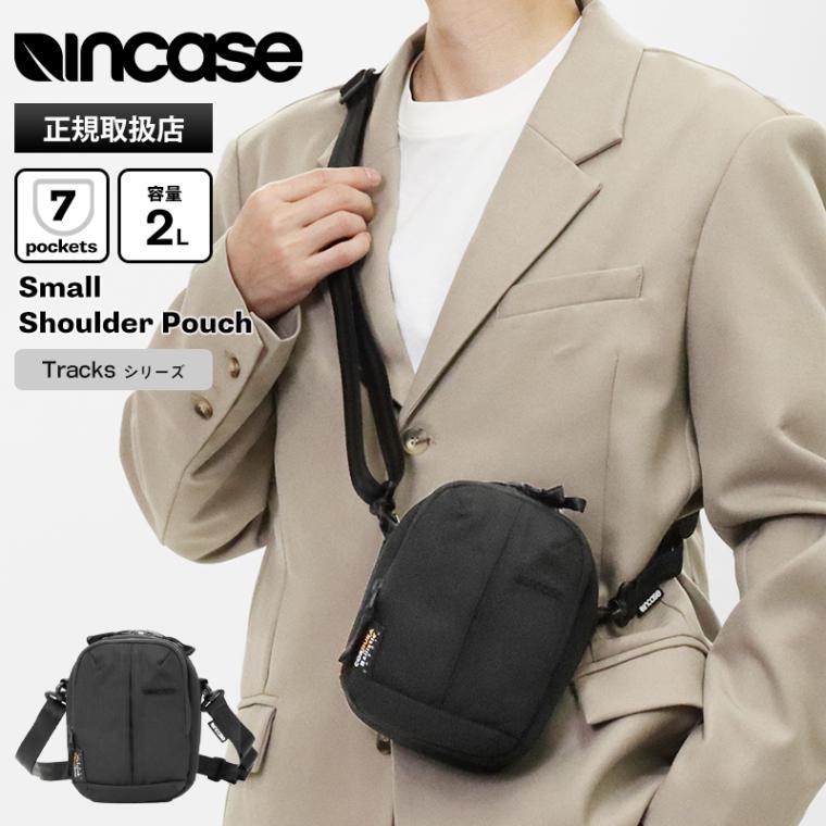 インケース Incase ショルダーバッグ Tracks Small Shoulder Pouch トラックス スモール ショルダー ポーチ メンズ レディース 斜め掛け 2L ブラック INCO250011-BLK / 137253053001 | ブランド [正規取扱店]