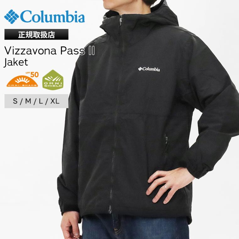 コロンビア Columbia ジャケット ヴィザヴォナパスII オムニシールド メンズ アウター アウトドア ウーブン 撥水 ロゴ S/M/L/XL 2026SS ブラック XE9226 010 | ブランド [正規取扱店]
