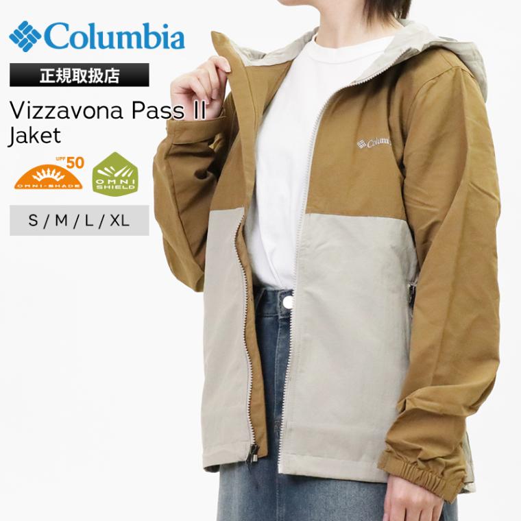 コロンビア Columbia ジャケット ヴィザボナパス II オムニシールド レディース アウター アウトドア ウーブン 撥水 ロゴ S/M/L/XL 2026SS フリントグレー XR9170 027 | ブランド [正規取扱店]