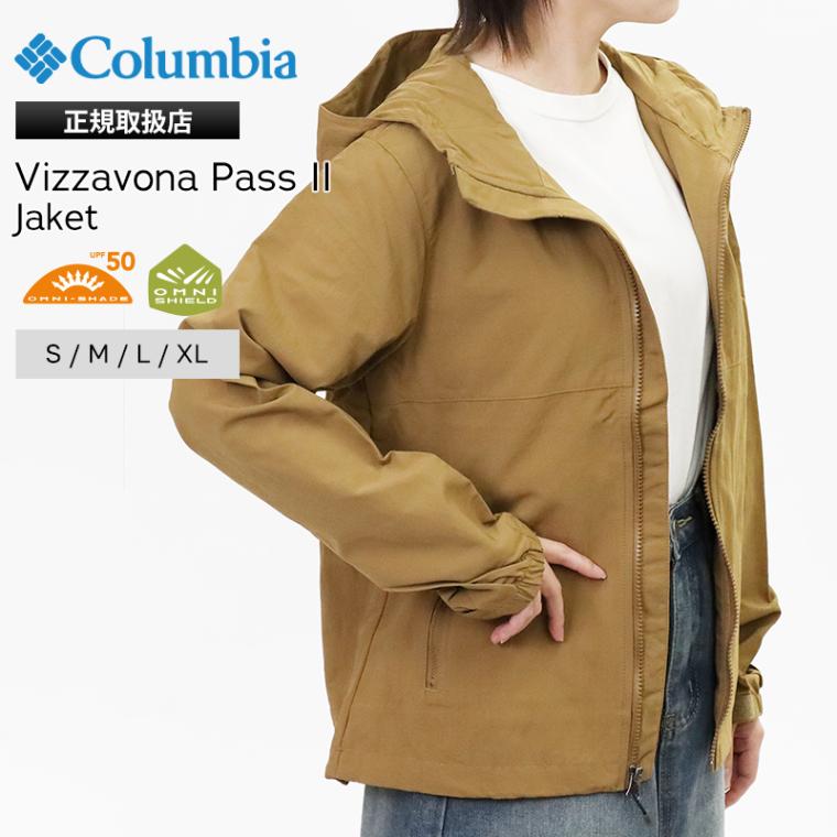 コロンビア Columbia ジャケット ヴィザボナパス II オムニシールド レディース アウター アウトドア ウーブン 撥水 ロゴ S/M/L/XL 2026SS デルタ XR9170 257 | ブランド [正規取扱店]