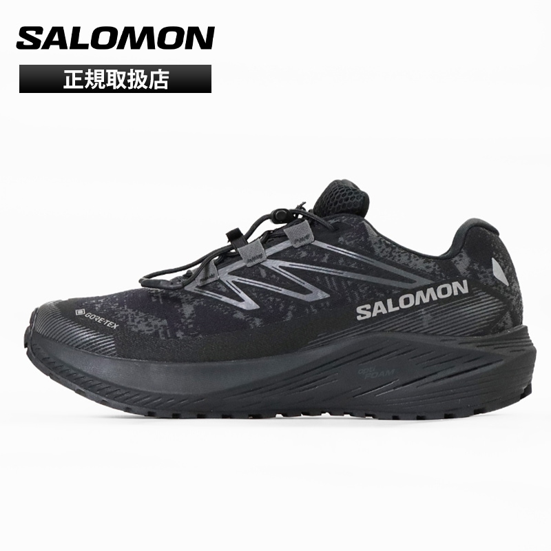 サロモン SALOMON スニーカー メンズ エアロ フロー グラベル AERO FLOW GRVL GTX ランニングシューズ ジョギング ブラック アスファルト クラウドバースト 靴 2026SS GORE-TEX 防水 L49256500 | ブランド [正規取扱店]