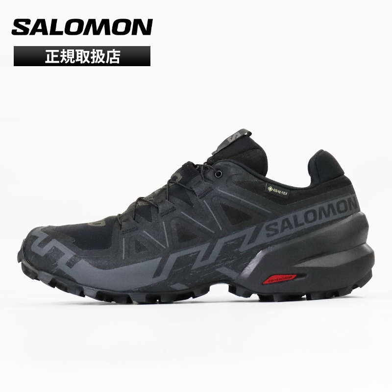 サロモン SALOMON スニーカー メンズ スピードクロス SPEEDCROSS 6 GTX トレイルランニングシューズ ブラック ファントム 靴 2026SS GORE-TEX 防水 L41738600 | ブランド [正規取扱店]