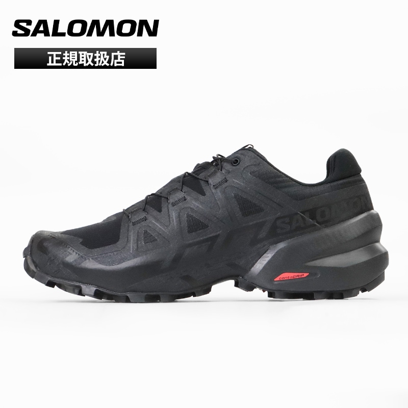 サロモン SALOMON スニーカー メンズ スピードクロス ワイド SPEEDCROSS 6 WIDE トレイルランニングシューズ ブラック ファントム 靴 2026SS L41744000 | ブランド [正規取扱店]
