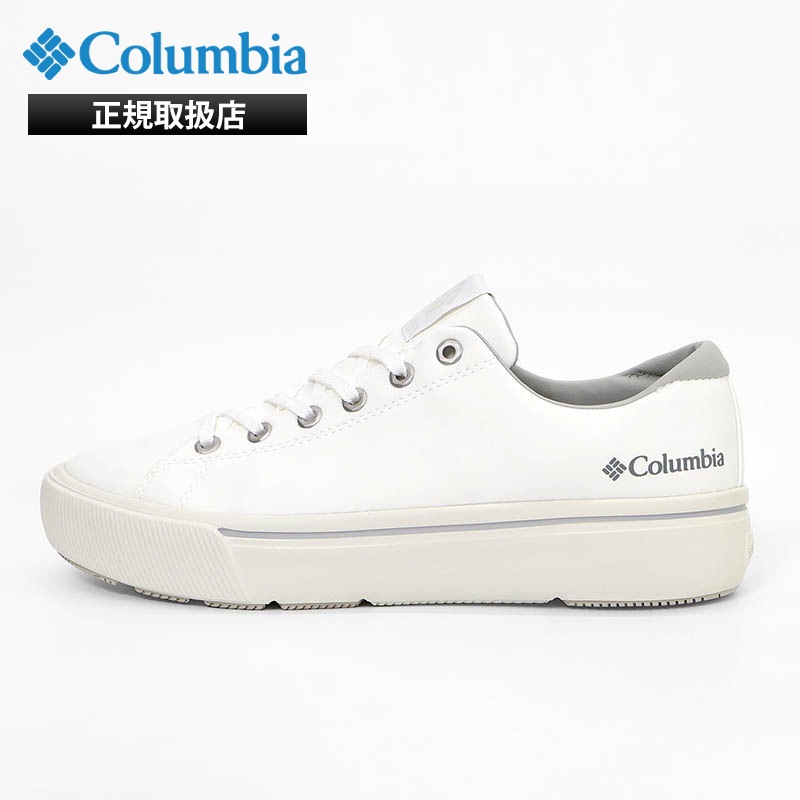 コロンビア Columbia スニーカー ホーソンレイン ロー HAWTHORNE RAIN LO ウォータープルーフ メンズ レディース 防水 レインシューズ 靴 2026SS YU7149 100 ホワイト | ブランド [正規取扱店]
