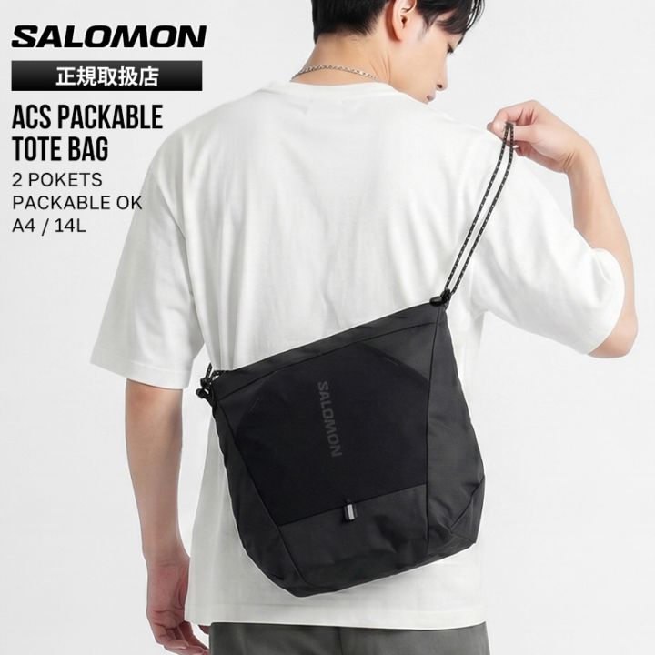 サロモン SALOMON ショルダーバッグ ACS PACKABLE TOTE BAG パッカブル