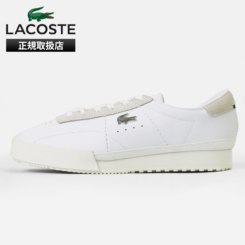 ラコステ LACOSTE スニーカー レディース オーラ AURA 225 1 SFA レザー 靴 シューズ 2026年春夏新作 2026SS ホワイト オフホワイト 50SFA0156 65T WHT/OFF WHT | ブランド [正規取扱店]