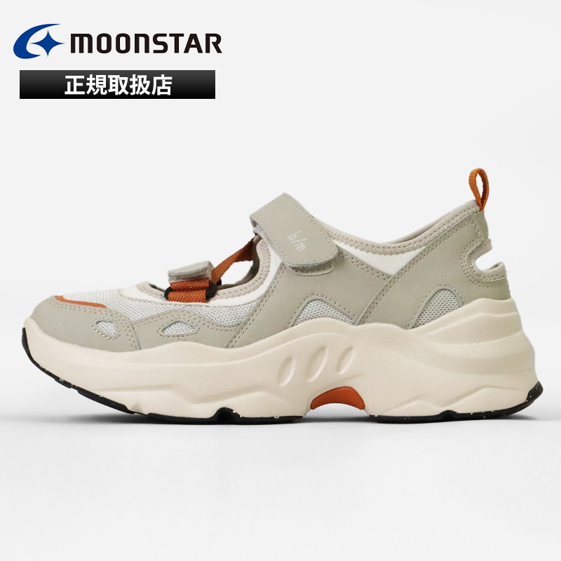ムーンスター MOONSTAR スニーカー サンダル レディース B/M04 オルタ ビーエム 靴 シューズ 厚底 スポーツサンダル アイボリー 42700041 | ブランド [正規取扱店]