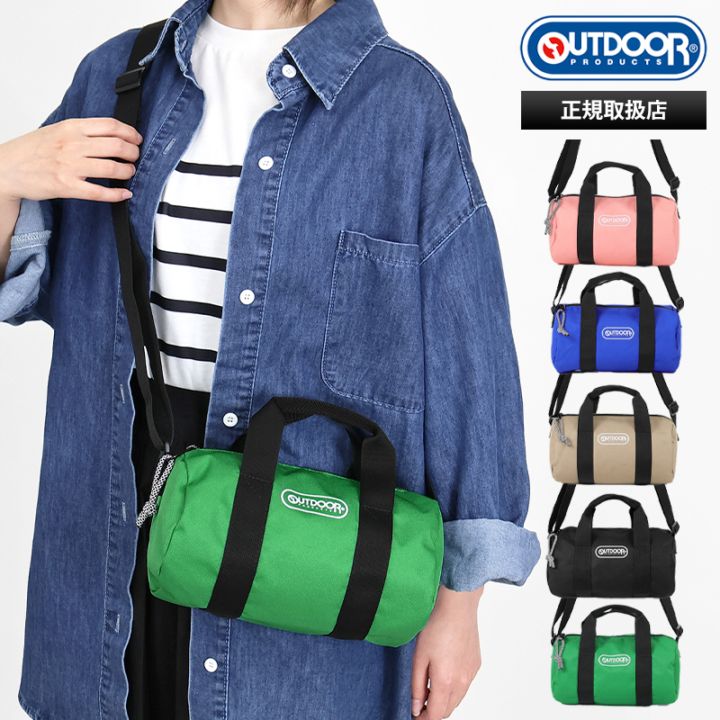 アウトドアプロダクツ OUTDOOR PRODUCTS ショルダーバッグ 2way ミニバッグ ロールボストン メンズ レディース 斜め掛け 軽量 ロゴ 各色 2504 | ブランド [正規取扱店]