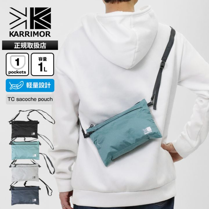 カリマー KARRIMOR ショルダーバッグ TC sacoche pouch  サコッシュ ポーチ 2way ミニバッグ メンズ レディース 1L 軽量 斜め掛け ロゴ 2026年春夏新作 2026SS 各色 501259 | ブランド [正規取扱店]
