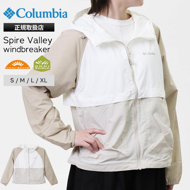 コロンビア Columbia ウィンドブレーカー スパイアーバレー オムニシールド レディース アウター アウトドア パーカー ジャケット 撥水 ロゴ S/M/L/XL 2026年春夏新作 2026SS WR7658 278 | ブランド [正規取扱店]