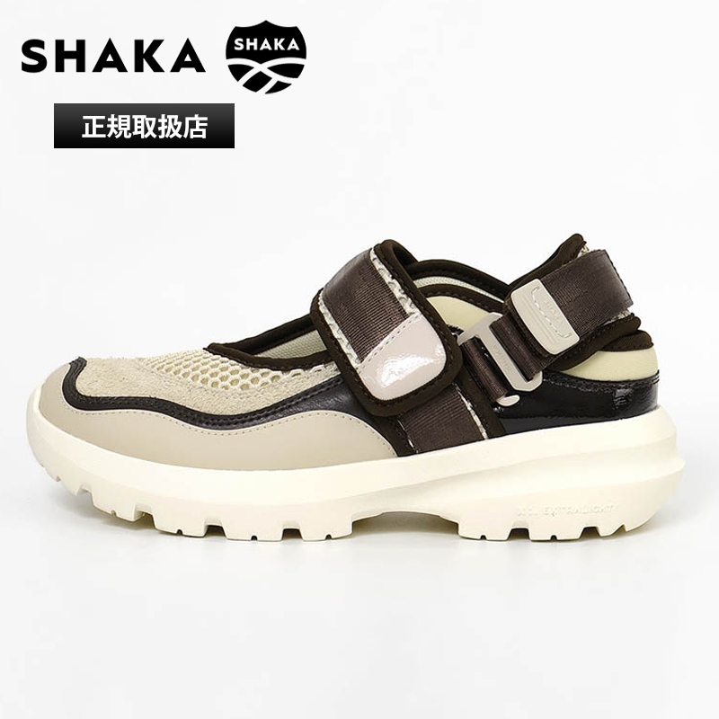 シャカ SHAKA スニーカー サンダル レディース グレートジャーニー GREAT JOURNEY EXR 靴 2026年春夏新作 2026SS スニサン リネン ブラウン SK348 LINEN/BROWN 01M | ブランド [正規取扱店]