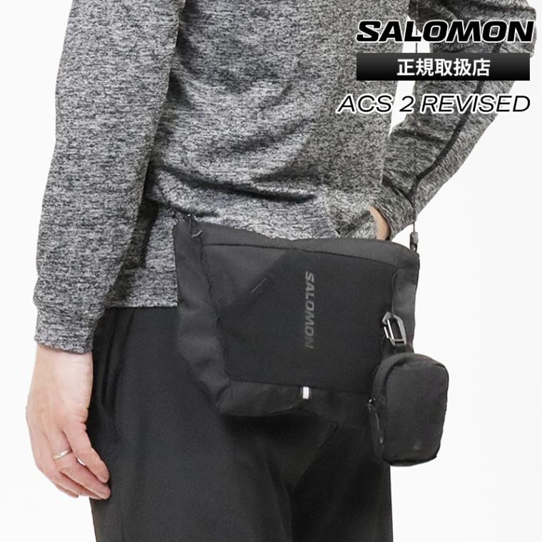 サロモン SALOMON ショルダーバッグ ACS 2 REVISED クロスボディバッグ ユニセックス 斜め掛け 軽量 ロゴ 2L 2026年春夏新作 2026SS ブラック LC2867800 | ブランド [正規取扱店]