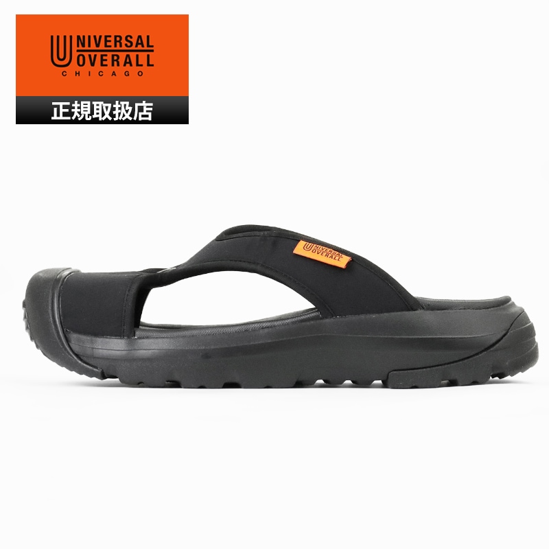 ユニバーサルオーバーオール UNIVERSAL OVERALL サンダル メンズ レディース UO34 トング モックサンダル 靴 ブラック UO34176 BLACK | ブランド [正規取扱店]