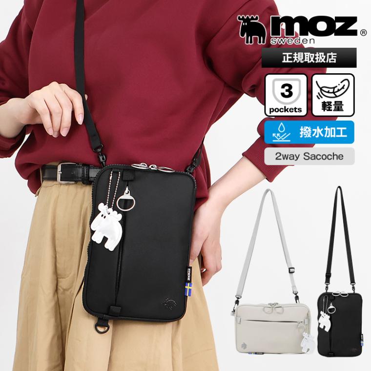 モズ moz ショルダーバッグ レディース メンズ 2way サコッシュ ミニバッグ 斜めがけ 0.75L 撥水 各色 ZZRK-03C | ブランド [正規取扱店]