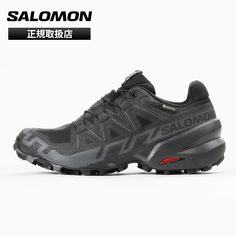 サロモン SALOMON スニーカー レディース スピードクロス SPEEDCROSS 6 GTX W トレイルランニングシューズ ジョギング 靴 ゴアテックス GORE-TEX 防水 2026年春夏新作 2026SS ブラック L41743400 | ブランド [正規取扱店]
