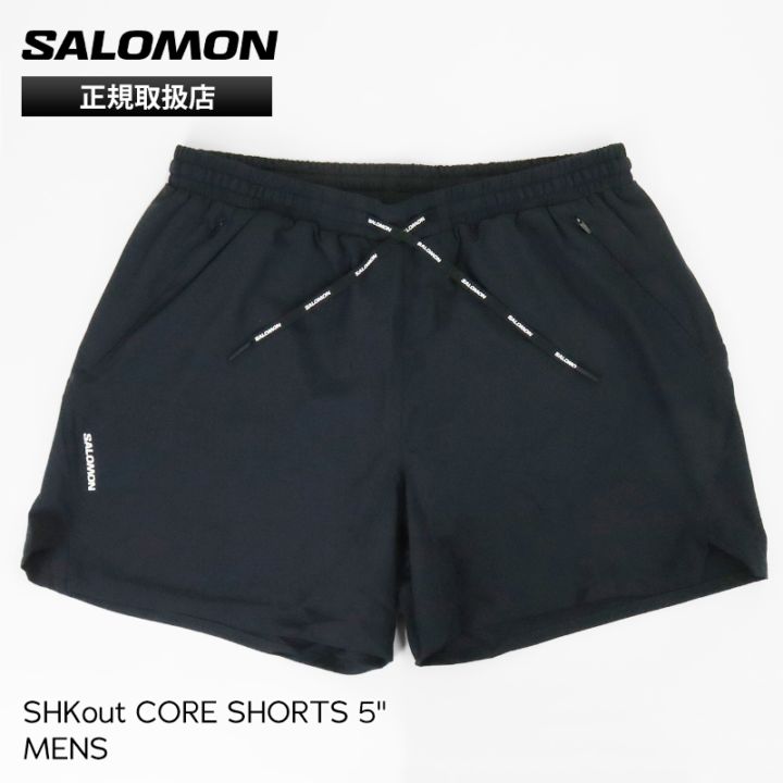 サロモン SALOMON ショートパンツ メンズ SHKout CORE SHORTS 5インチ インナーブリーフ付き ショーツ ストレッチ ランニング 2026年春夏新作 2026SS S/M/L ディープブラック LC2450400 | ブランド [正規取扱店]