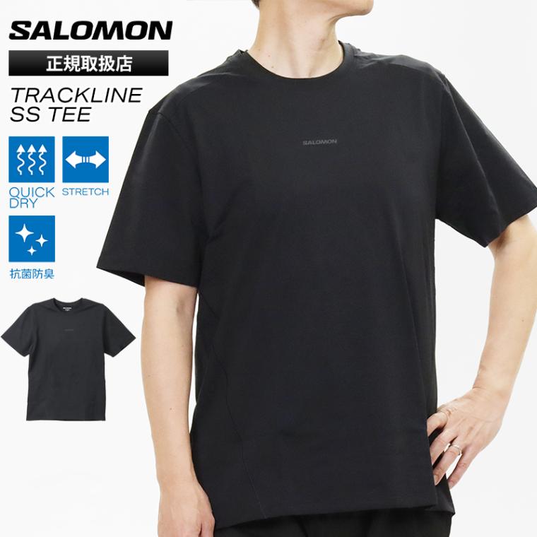 サロモン SALOMON Tシャツ 半袖 TRACKLINE SS TEE M トラックライン ショートスリーブ メンズ トップス 2026年春夏新作 2026SS ロゴ S/M/L ディープブラック LC2438800 | ブランド [正規取扱店]