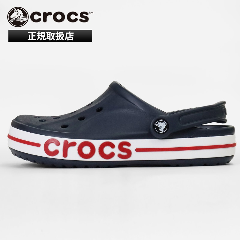 クロックス crocs サンダル バヤバンド クロッグ Bayaband Clog 軽量 定番 コンフォートサンダル メンズ レディース 靴 オフィス 上履き ネイビー 205089 4CC Navy/Pepper | ブランド [正規取扱店]