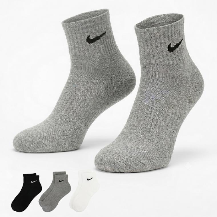 ナイキ NIKE ソックス 3足組 エブリデイ クッションド 3P 靴下 ユニセックス トレーニング アンクルソックス ロゴ マルチカラー SX7667 964 | ブランド [正規取扱店]