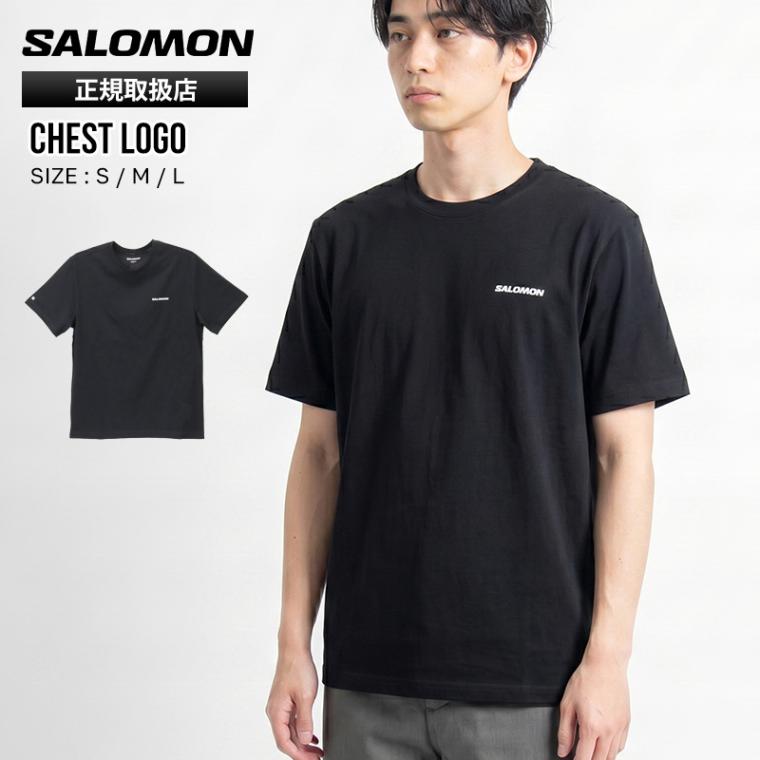 サロモン SALOMON Tシャツ 半袖 CHEST LOGO チェストロゴ メンズ