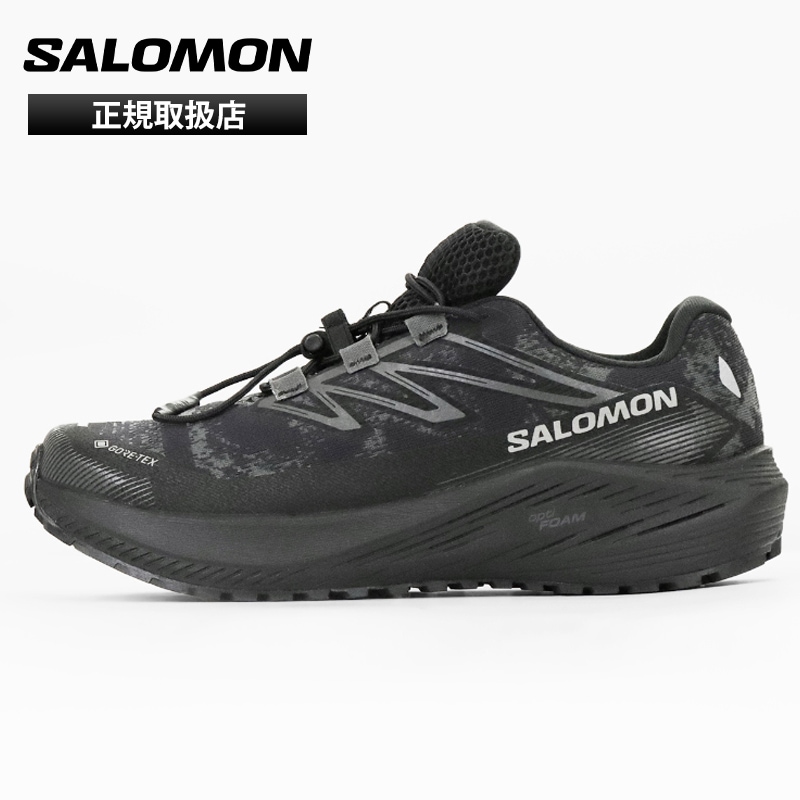 サロモン SALOMON スニーカー レディース エアロ フロー グラベル ゴアテックス AERO FLOW GRVL GTX ランニングシューズ ジョギング ブラック 靴 2026年秋冬 新作 GORE-TEX 防水 L49256300 | ブランド [正規取扱店]