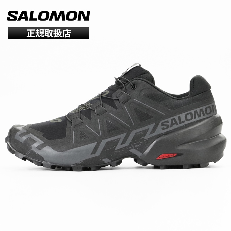 サロモン SALOMON スニーカー メンズ スピードクロス SPEEDCROSS 6 トレイルランニングシューズ ジョギング トレラン ランニング アウトドア ブラック 靴 2026年秋冬 新作 L41737900 | ブランド [正規取扱店]